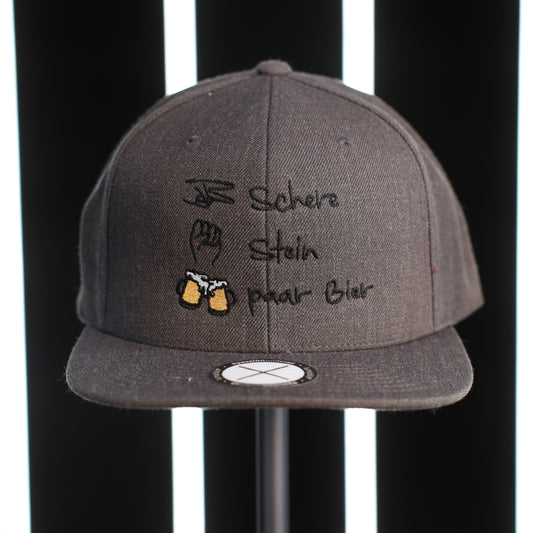 Schere Stein paar Bier - Cap