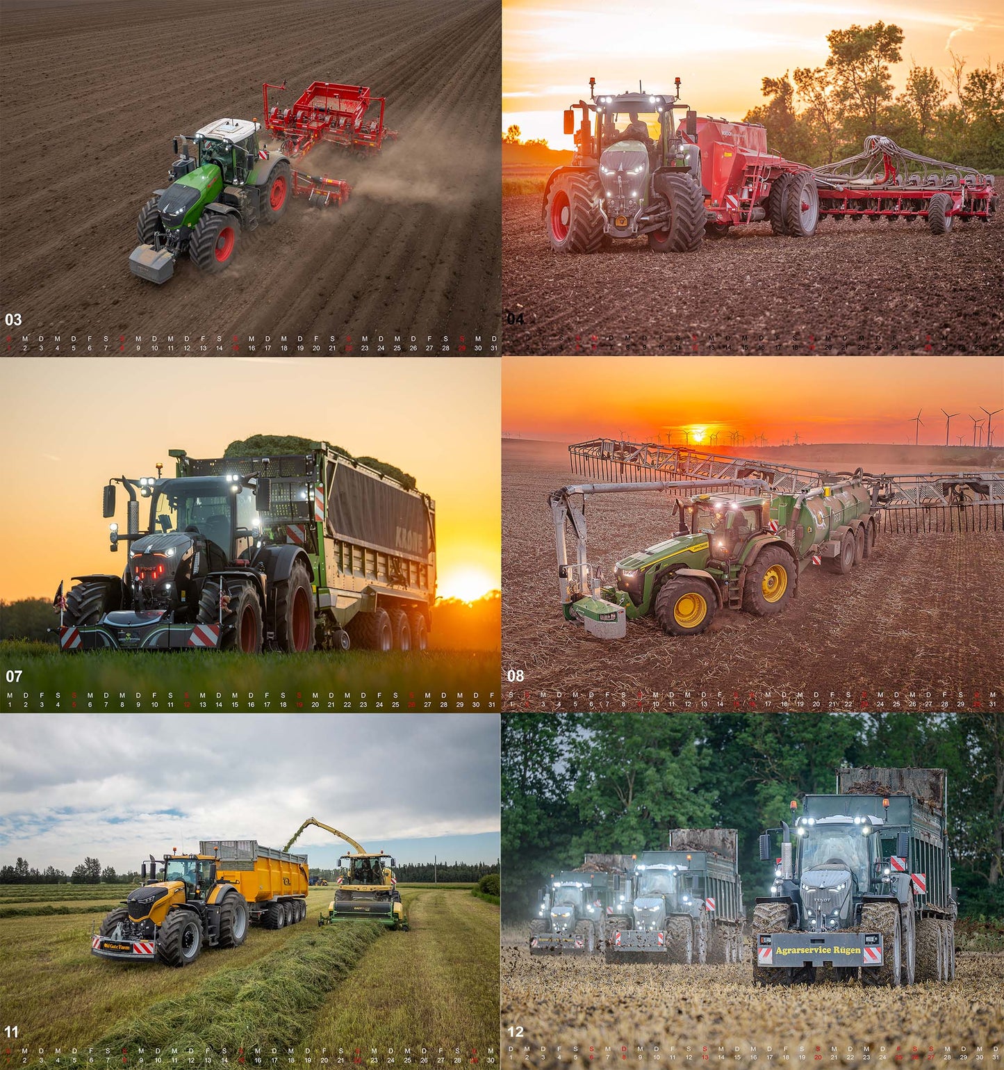 Landtechnik Kalender - A3 2026