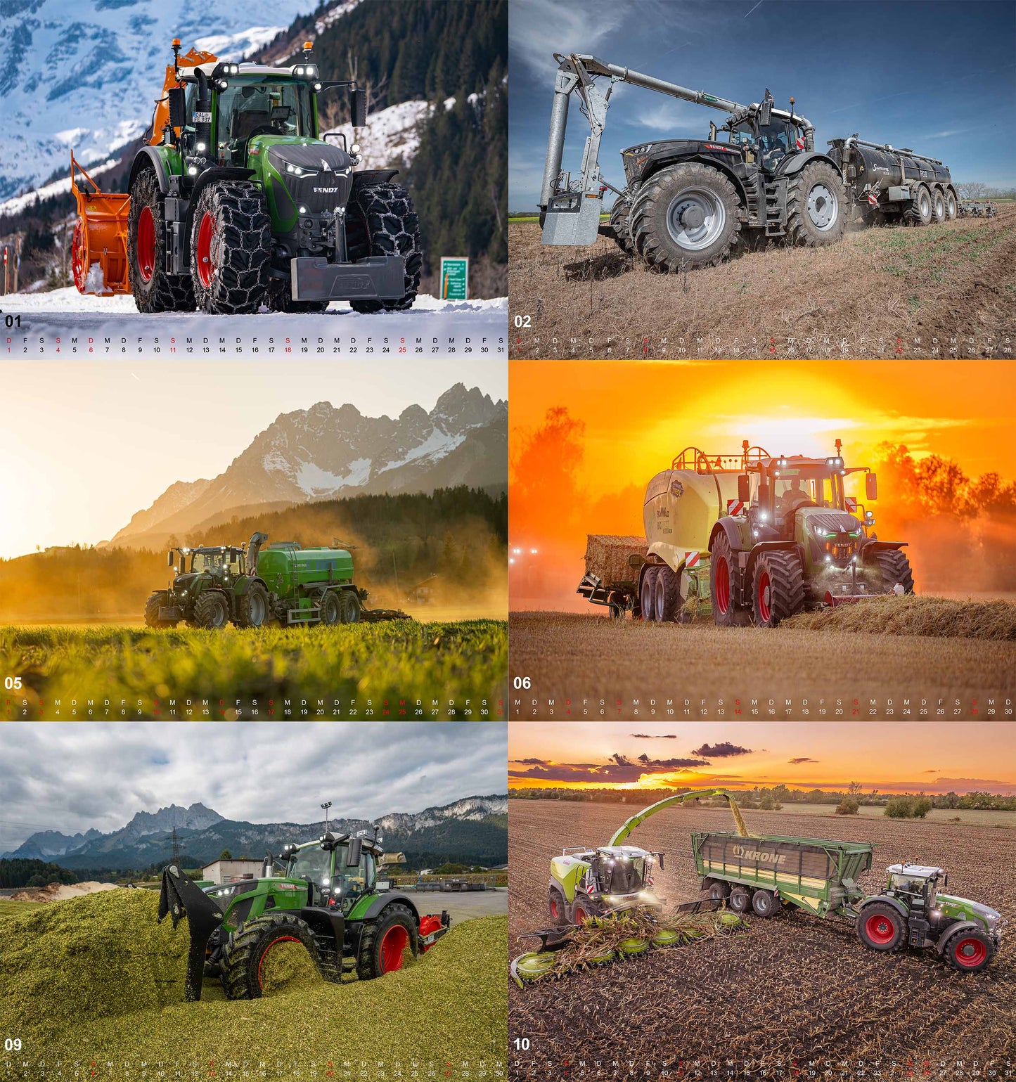 Landtechnik Kalender - A3 2026