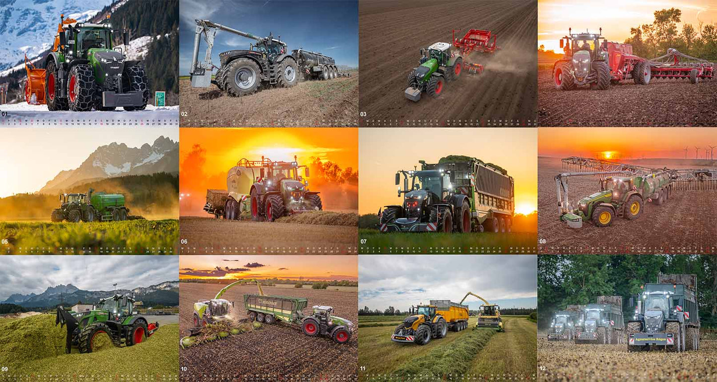 Landtechnik Kalender - A3 2026