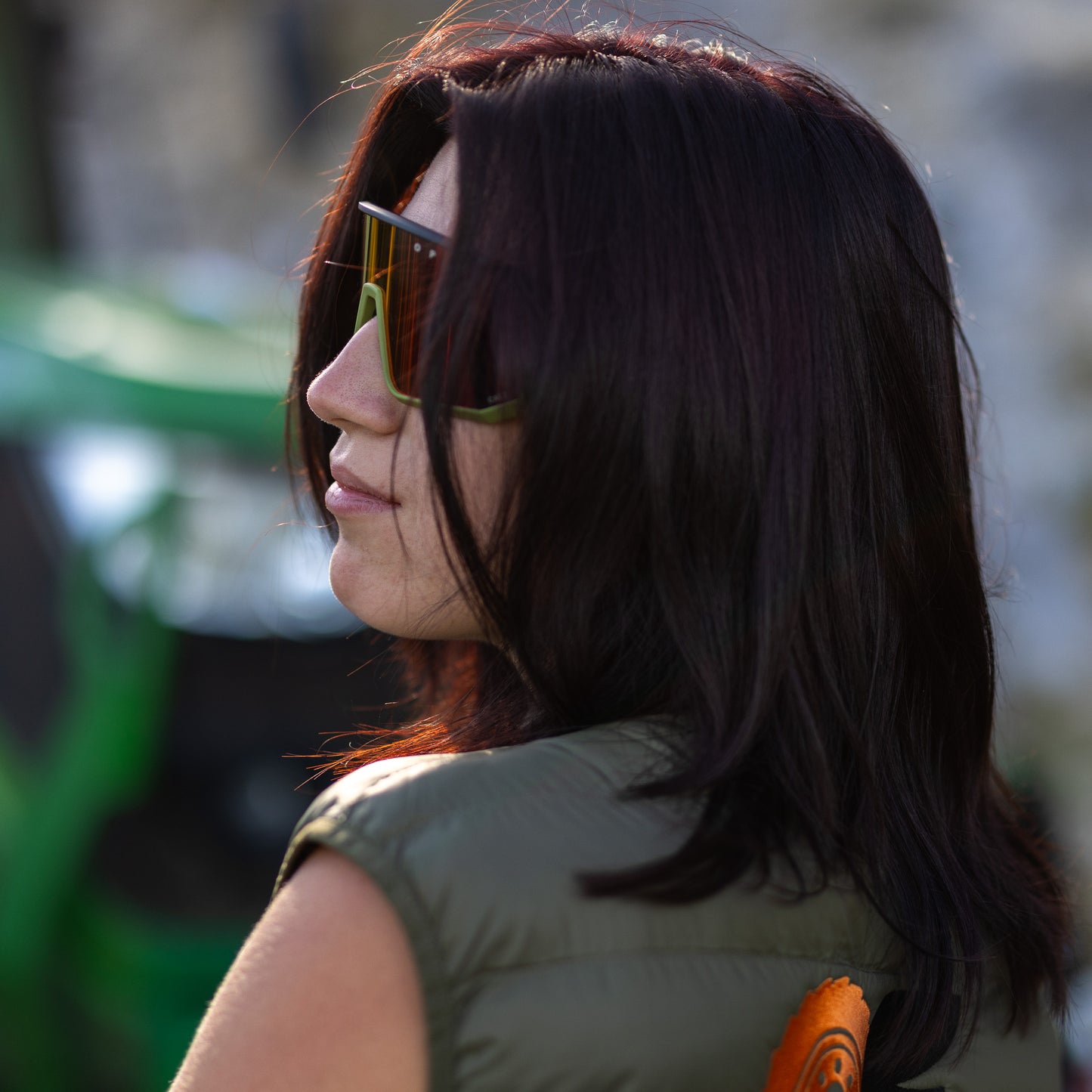 Schnelle Brille - Black - olive