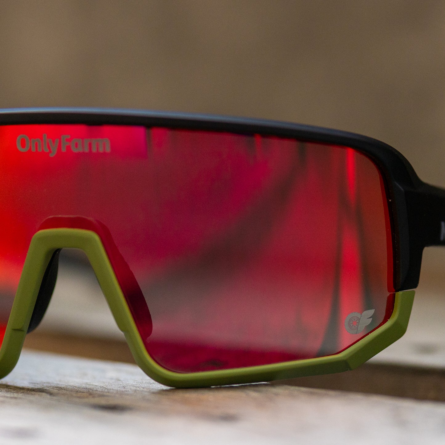 Schnelle Brille - Black - olive